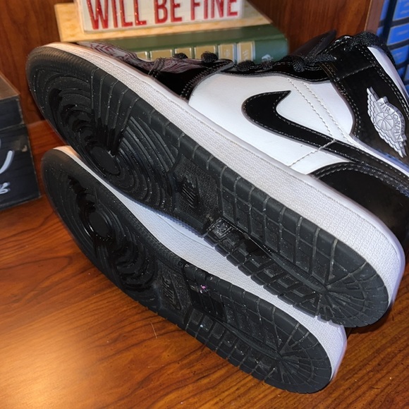 Youth Jordan 1 Mid Carbon Fiber All Star excellent condition minimal creasing - Picture 8 of 10